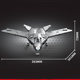 Senbao building blocks J-50 sixth generation fighter military series combat aircraft model boy assembled educational toy