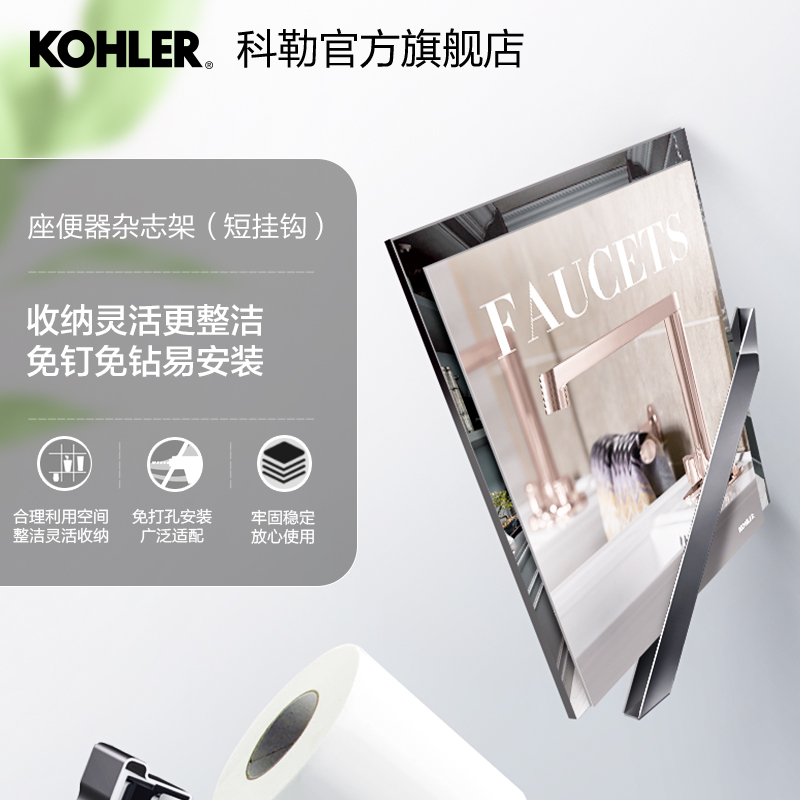 Kohler toilet book and newspaper rack R25211T-SK-CP