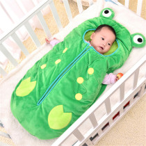 0-3 years old baby autumn and winter thickened sleeping bag Spring and autumn newborn anti-jump anti-kick quilt artifact Baby cotton quilt
