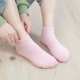 2020 Vớ mùa hè mới của phụ nữ vớ cotton cắt thấp sợi cotton mỏng thoáng khí sinh viên ống ngắn T523 - Vớ sợi tre