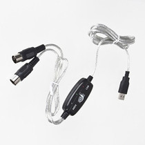 USB to MIDI cable USB MIDI adapter cable Electronic keyboard MIDI to USB cable music cable editing cable