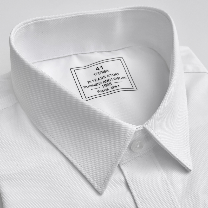 White Shirt Men's Long-Sleeved Business White Shirt No-Iron Anti-Wrinkle Formal Workwear Short-Sleeved Interview Wedding Groomsmen Men