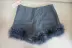 Mùa thu đông vivi new Nhật Bản ngọt ngào gà tây lông ngắn quần cao eo quần short thun nữ mặc nhà Quần short