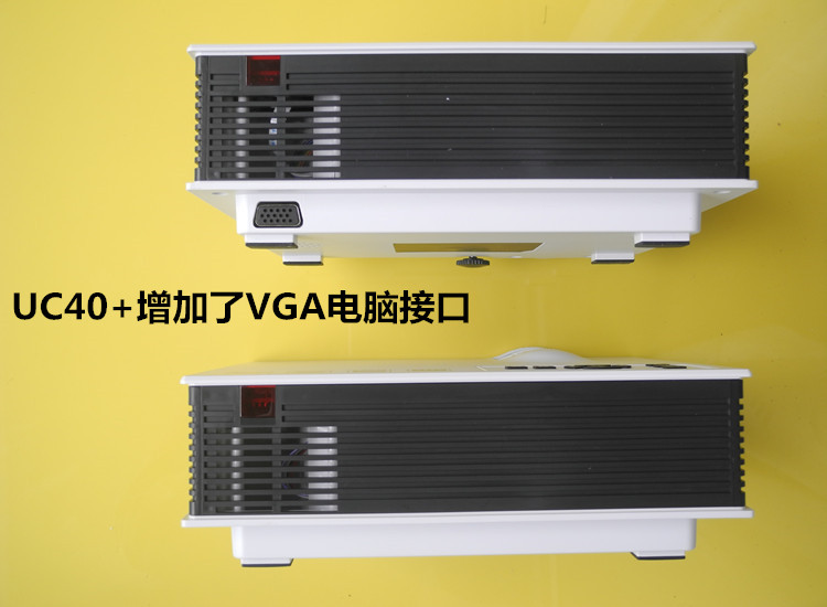 Máy chiếu Youli UC40 + Home HD 1080p Mini Mini Portable 3D Máy chiếu điện thoại Apple