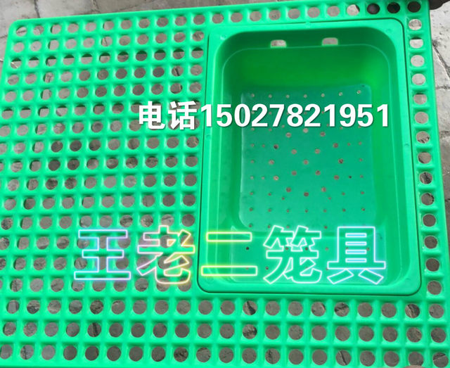 Rabbit cage with sunken birthing box, rabbit foot pad partition, anti-gnawing and leaking fecal board feet, pet cage, rabbit cage