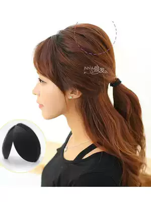 Hairdressing sponge hair pad 2 hair fluffy artifact Princess head hair booster booster mouse dumpling pad