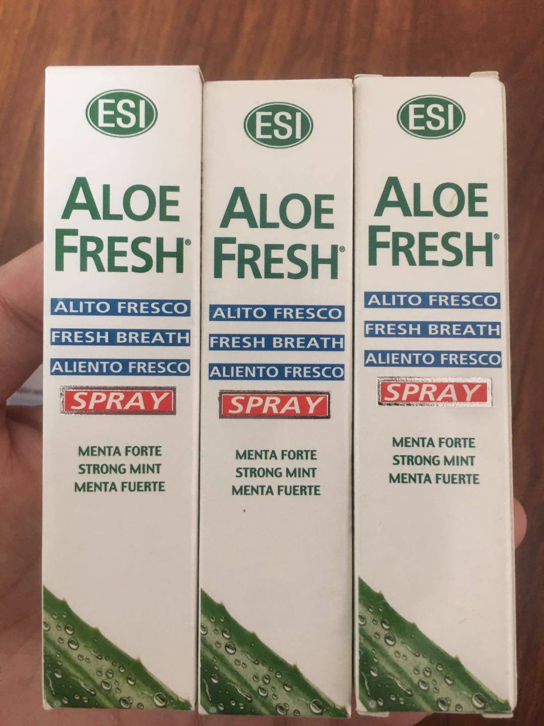 Italy Aloe fresh natural aloe mint breath freshener oral spray spray