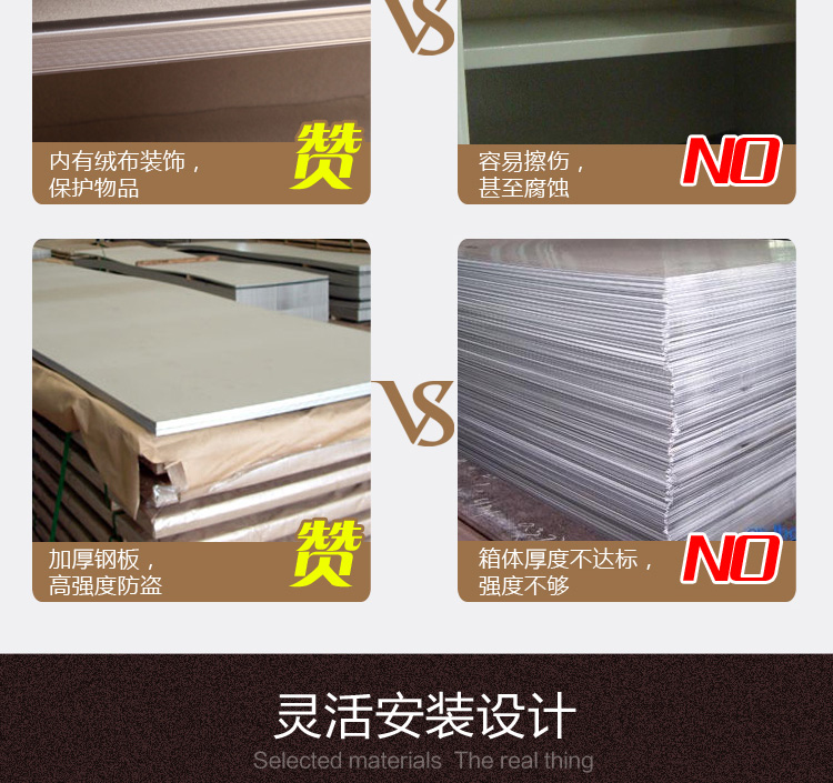 Tiger King an toàn cánh hổ loạt BGX-D1-45AH báo động kép nhà điện tử an toàn - Két an toàn két thu ngân