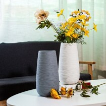 Modern Ins Wind Living Room Ceramic Dry Flower Vase Mesh Red Water Adoptive Ceramic Sunflower Vase Swing room flower arrangement