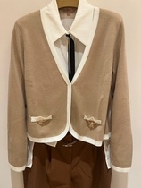 JESSIE counter 2023 spring womens knitted cardigan DMCAM183-1299