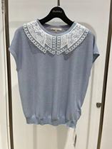 DUNNU Dunnu counter domestic 2021 spring and summer short-sleeved sweater DQ27092772-158