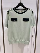 DUNNU Dunnu counter summer round neck sweater DQ27091195 DQ27091189-1380