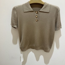 JESSIE counter 2024 spring and summer womens short-sleeved sweater AP4C02AM034-1190