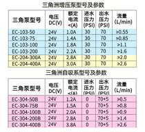 Delta booster pump self-priming pump water purifier pure water machine 50G75G100G200G400G water pump diaphragm pump