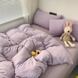 Хлопковый комплект, хлопковая простыня, пододеяльник для школьников, 4 предмета, 3 предмета