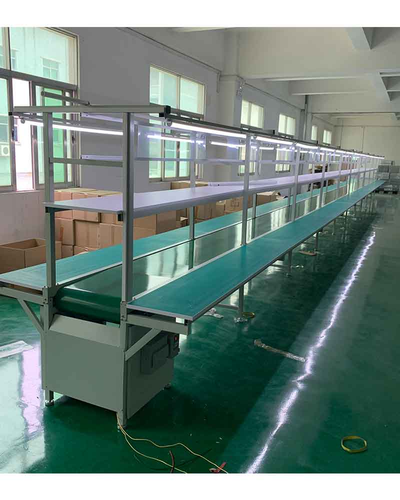 Customized assembly line customized workbench aluminum extrusion material double-sided conveyor belt pvc production line special assembly belt line