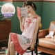 Váy ngủ nữ mùa hè mỏng cotton cô gái dễ thương địu ngực đệm nhà dịch vụ mùa hè cotton lỏng lẻo phụ nữ mang thai đồ ngủ - Đêm đầm