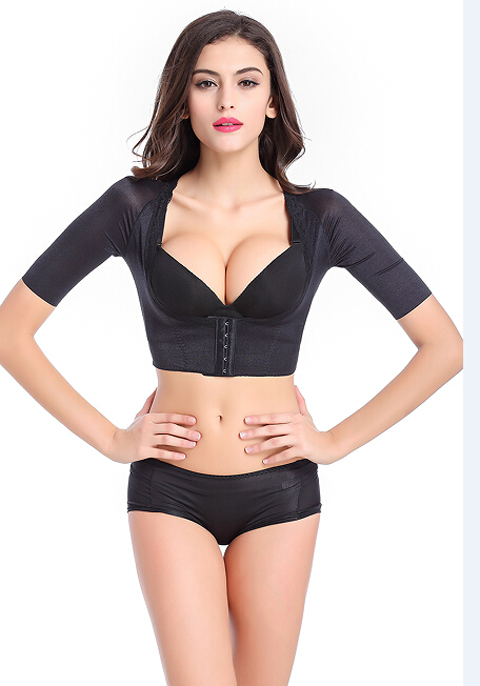 Vẻ đẹp lưng định hình cơ thể áo corset phần mỏng cánh tay mỏng cơ thể định hình hàng đầu ngực corset đồ lót phụ nữ nhận phó sữa quần xì lót