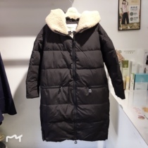 Pregnancy color pregnant woman cotton clothes winter dress new medium long paragraph loose large code thickened warm jacket pregnant woman down clothes