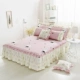 phim hoạt hình bông bedspread giường váy một mảnh giường bụi trải giường trượt bông ruffle tay 1.5m1.8m trẻ em - Váy Petti