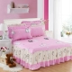 giường bằng vải bông váy bedspread duy nhất mảnh 1.5m1.8m trẻ em trải giường cotton twill ren giường bìa trượt phim hoạt hình - Váy Petti