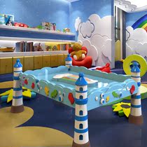 Childrens playground building block table commercial multi-functional game table naughty castle puzzle board game childrens indoor amusement project