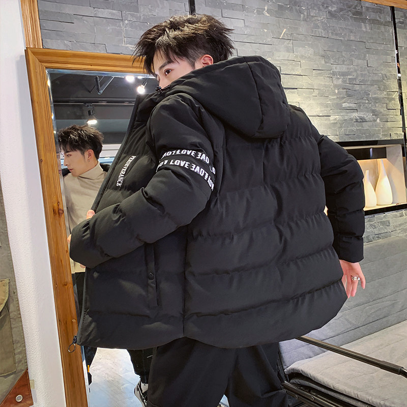 棉衣男士外套2019新款初中高中学生韩版潮流冬季棉服短款时尚棉袄