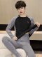 Thermal underwear men's suit for junior high school students and teenagers autumn clothes and long trousers plus velvet double-sided German velvet winter big children's linen clothes