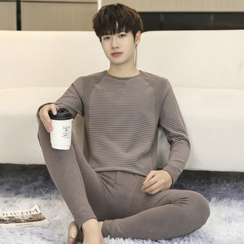 Thermal Underwear Set for Boys, Suitable for Middle and High School Students, Base Layer Shirt and Pants for Autumn and Winter