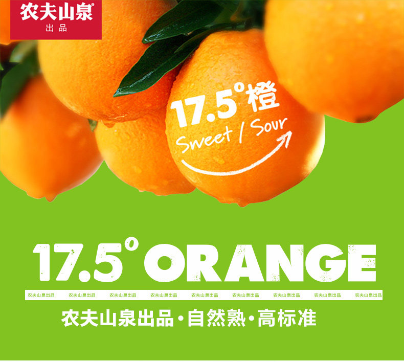 小编多次回购 农夫山泉 17.5°橙 铂金果 10斤 图1