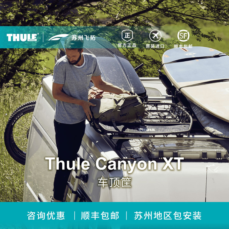 Swedish Thule Canyon Xt Roof Rack Roof Basket 859Xt Luggage Basket