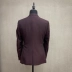 XEE Mall Cùng Phong cách Bộ đồ cưới màu đỏ tía của nam giới Bộ đồ cưới chất lượng cao pha trộn len - Suit phù hợp