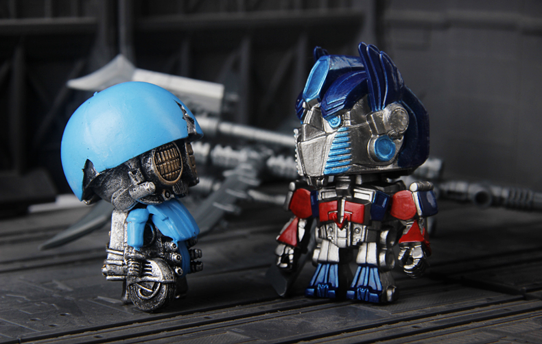 Biến đổi đồ chơi King Kong Q phiên bản tượng nhỏ Optimus Prime Bumblebee tay mô hình trang trí quà tặng trẻ em - Gundam / Mech Model / Robot / Transformers đồ chơi gundam