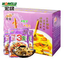 Grand green meal three treasures 80g * 30 package open side dishes rice mixed noodles kimchi mustard pickle pickle porridge specialty