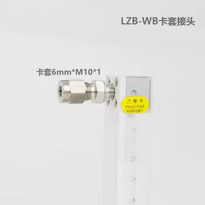 LZB-WB flowmeter ferrule joint M10 * 1-ferrule 6mm