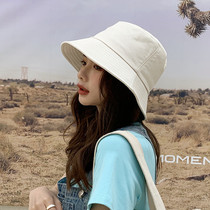 Small side fishermans hat female summer shade thin shopping trend 2021 new fashion foreign style small hat brim hats