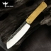 Wolverine Damascus Steel Knife Tự vệ Sabre Chìa khóa gấp di động Sharp Higo Guard Outdoor Mini Pocket Knife - Công cụ Knift / công cụ đa mục đích Công cụ Knift / công cụ đa mục đích