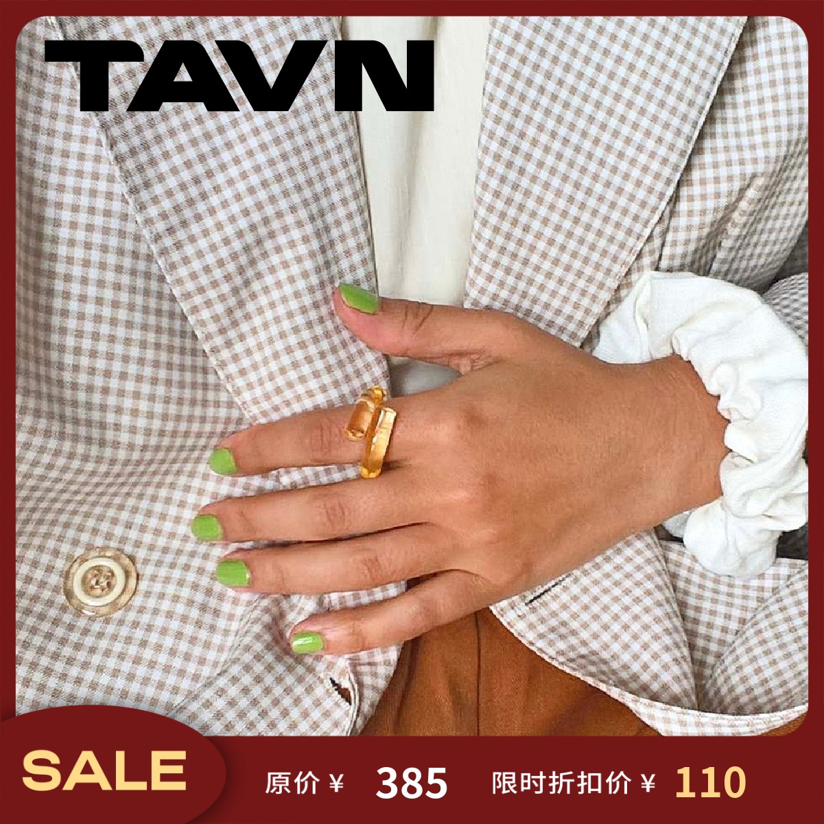 TAVN Canadian niche designs a variety of Corey Moranis clear resin ring keychain