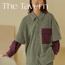 TheTavern JNBYHOME autumn and winter home clothing fleece color shirt pants can be worn outside suit 3 colors