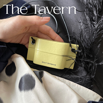 TheTavern ShortSentence styling magnetic buckle crossbody cowhide leather AirPods Pro headphone bag