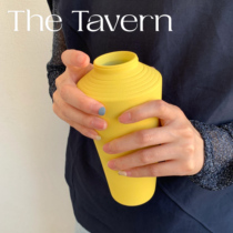 TheTavern Minimaist Iceland series handmade frosted glazed hexagonal flower vase ornaments 2 colors