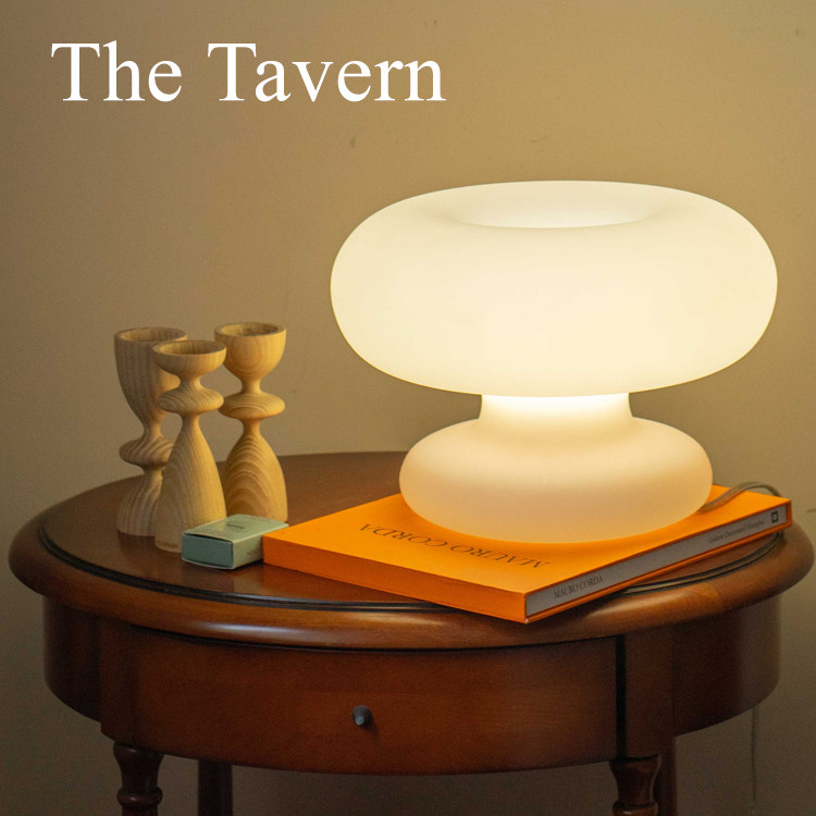 TheTavern StudioSoSlow Design Circle Table Lamp Lighting Reading Home Decoration Ornaments White
