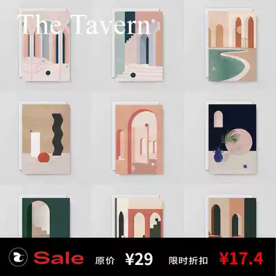 TheTavern spot wrap17 Postcard Illustration Design Art card envelope set