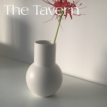 TheTavern openobjectPair DuiUpside down Matte Glazed black and White Ceramic Vase