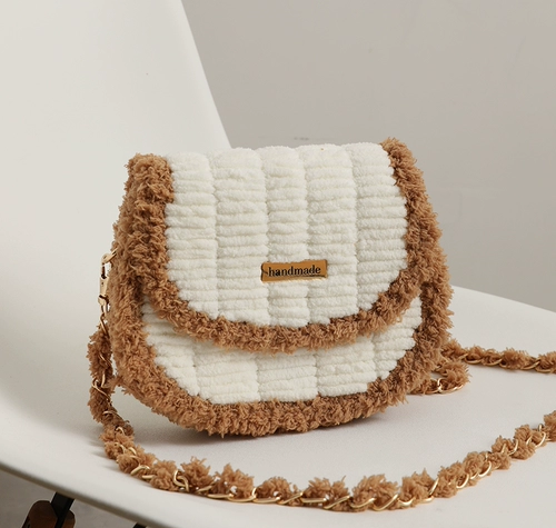 Шерстяная вязаная сумка ручной работы, набор материалов, барсетка, подарок на день рождения, «сделай сам»