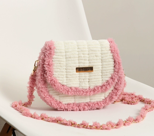 Шерстяная вязаная сумка ручной работы, набор материалов, барсетка, подарок на день рождения, «сделай сам»