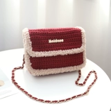 Вязаная сумка ручной работы, набор материалов для друга, брендовый плетеный крючок для вязания, «сделай сам», сумка для подружек, подарок для девушки