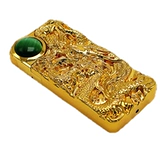 Зажигалка с зарядкой, ультратонкее ветрозащитное электронное ювелирное украшение с боковым колесиком, с драгоценным камнем