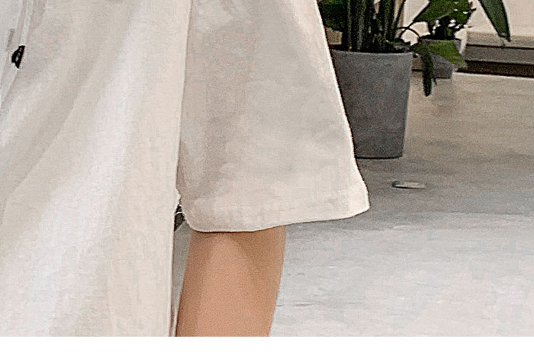 VK旗艦店 韓系小清新粉嫩波點披肩短袖上衣