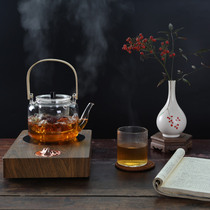 Household lifting beam pot steamed teapot glass pot bubble teapot steaming teapot filter tea cooker Chinese health pot